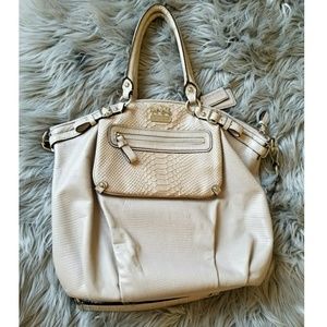 COACH Snakeskin Lindsay Bag
